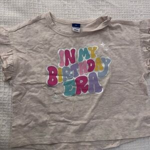 Old Navy Girls Birthday Tee